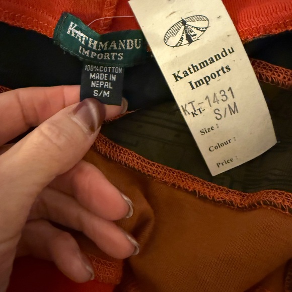 NWT Impo Orange Cotton Zippered Tunic Jacket S/M - Picture 6 of 6